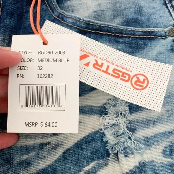 👖JEANS SALE!! New! RGSTR Distressed Slim Skinny Jean - Picture 4 of 7